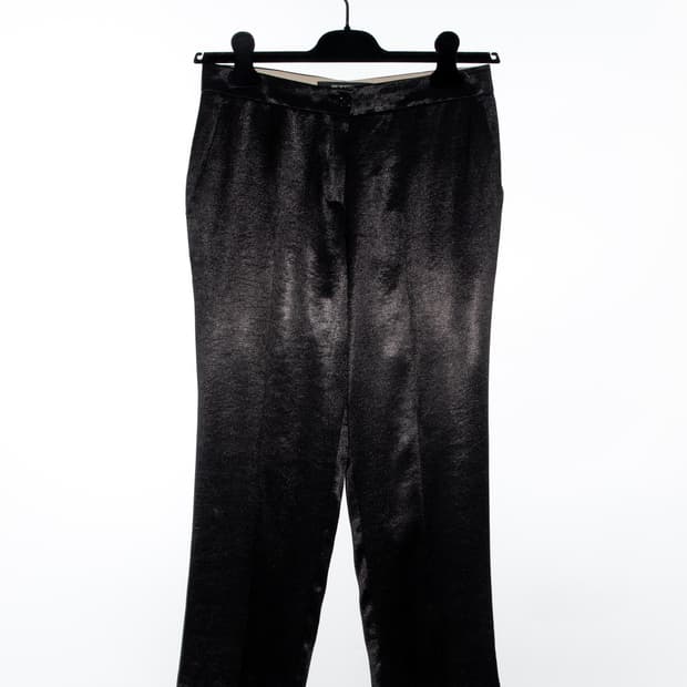 Viscose Faux Snakeskin Quarter Pants
