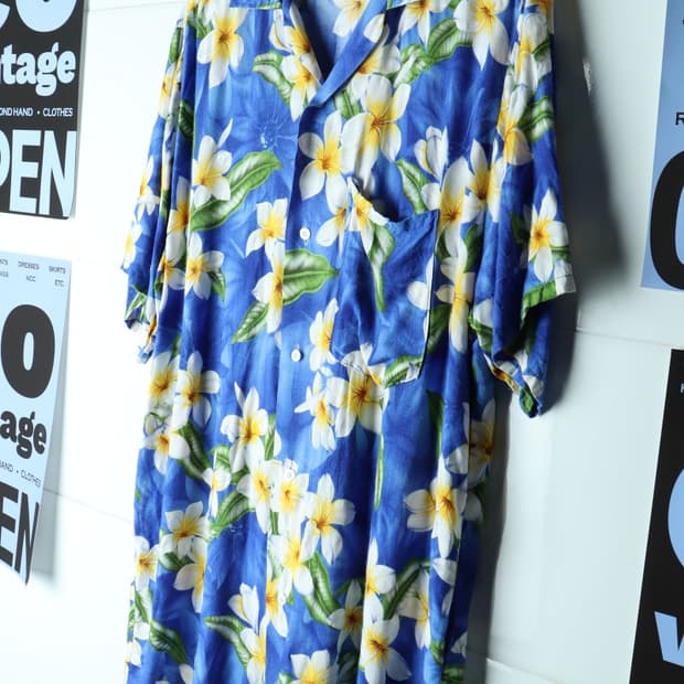 (XL-3XL) 브랜드빈티지 반팔셔츠 남방 USA 하와이안-H33129