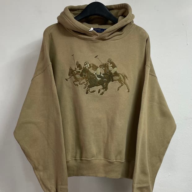 폴로 랄프로렌 우먼스 트리플포니 후드티 (on.137)   