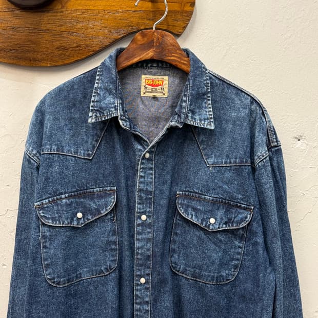 LL) Big-John Extra Denim Western Shirt