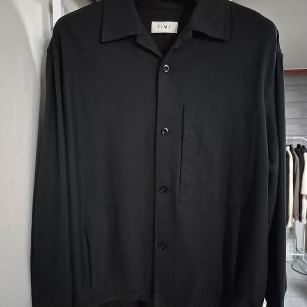 타임옴므 포켓 셔츠 105 블랙