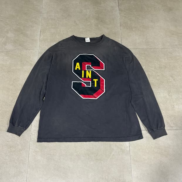 22AW 세인트 미카엘 데님티어스 롱슬리브