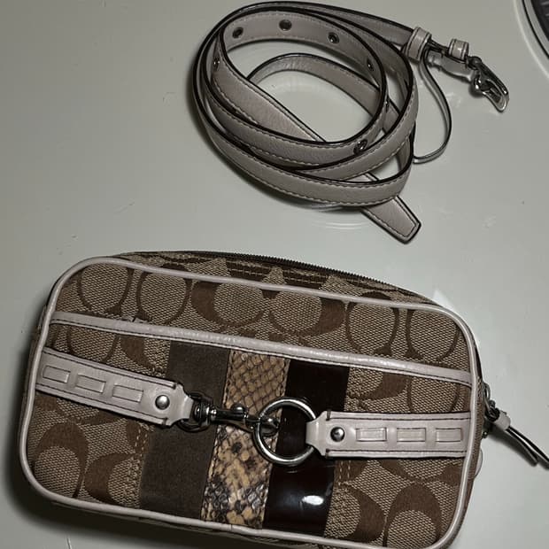 Coach 힙색 벨트색 미니 가방