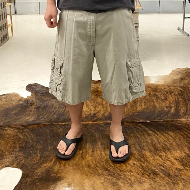 WRANGLER double cargo bermuda pants 버뮤다