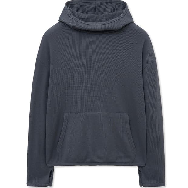 (새상품) 노운 - waffle hooded t-shirts