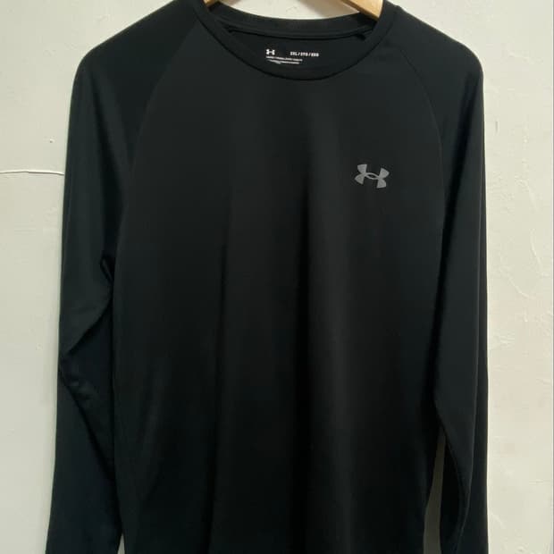 언더아머 기능성 로고 블랙 2XL