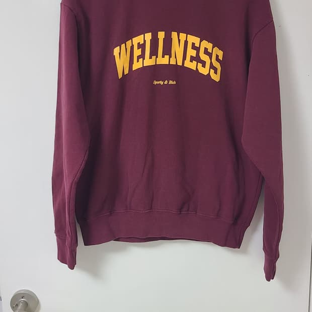 스포티앤리치 맨투맨 xs 새상품