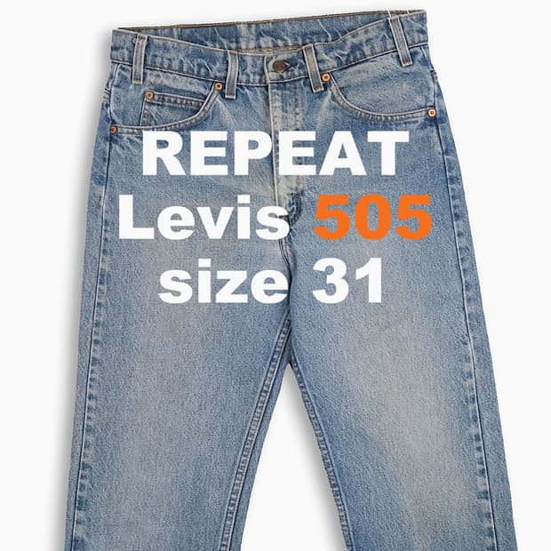 리바이스 505 오렌지탭 중청 90s USA 31인치 OR5053271