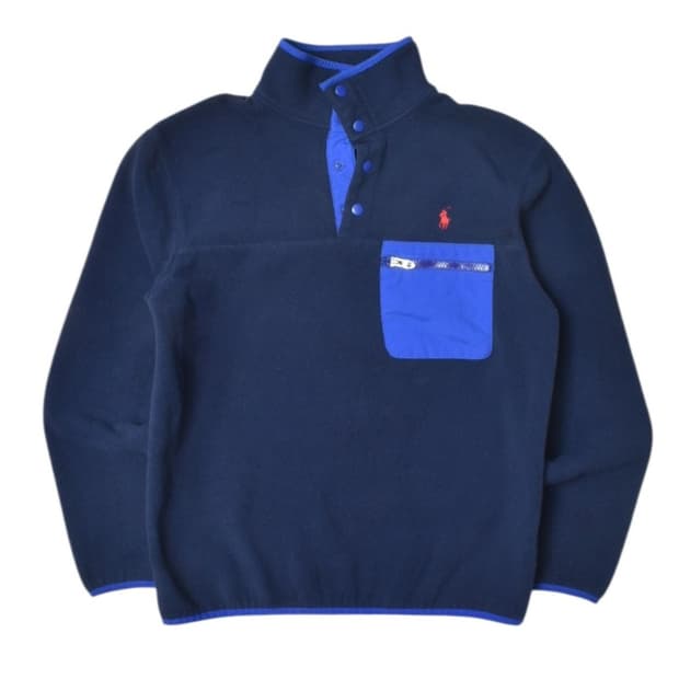 폴로 랄프로렌 큐알라벨 후리스 점퍼 S N1045