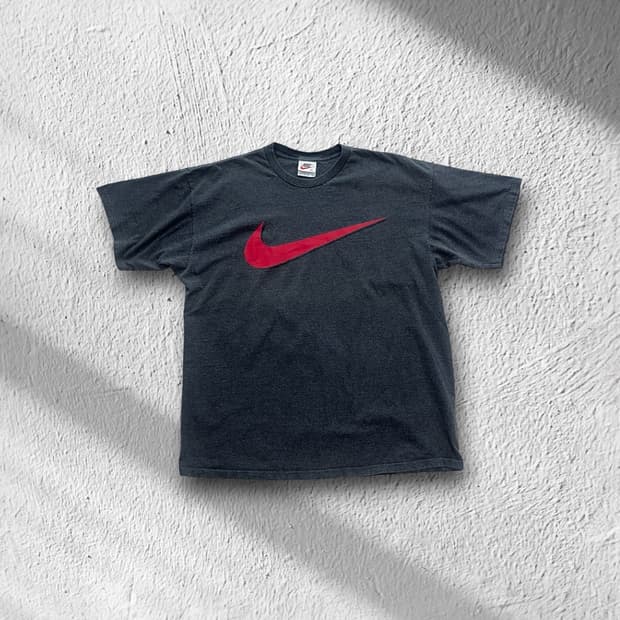 90s 올드 나이키 빅 스우시 반팔티
