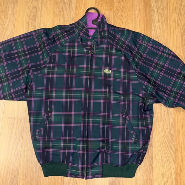 라코스테 리버시블 빈티지 자켓