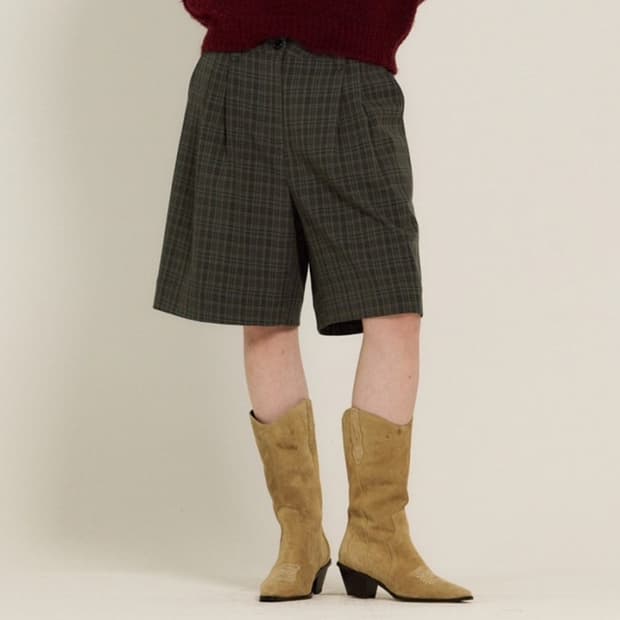 시엔느 랄프 체크 반바지