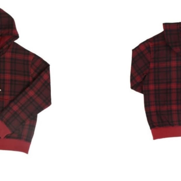 사파리스팟 타탄체크 후드집업 레드 1사이즈