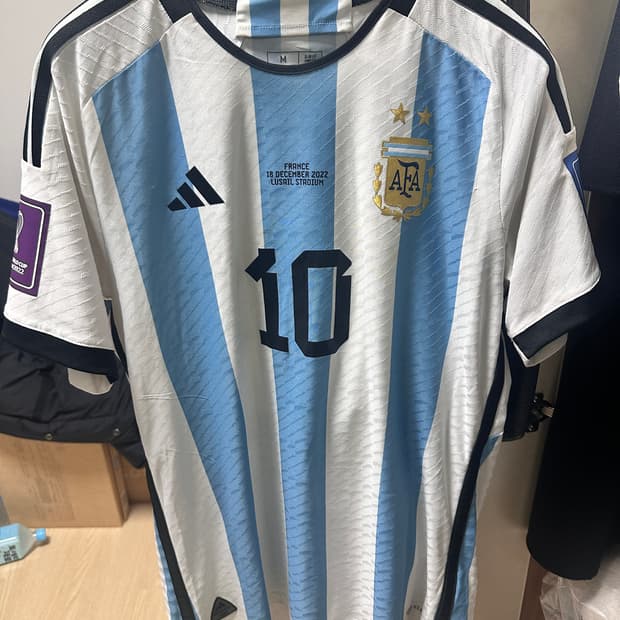 카타르 월드컵 아르헨티나 메시 어센틱 M