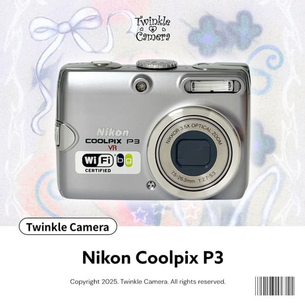 (희귀⚡️) Nikon 니콘 쿨픽스 P3