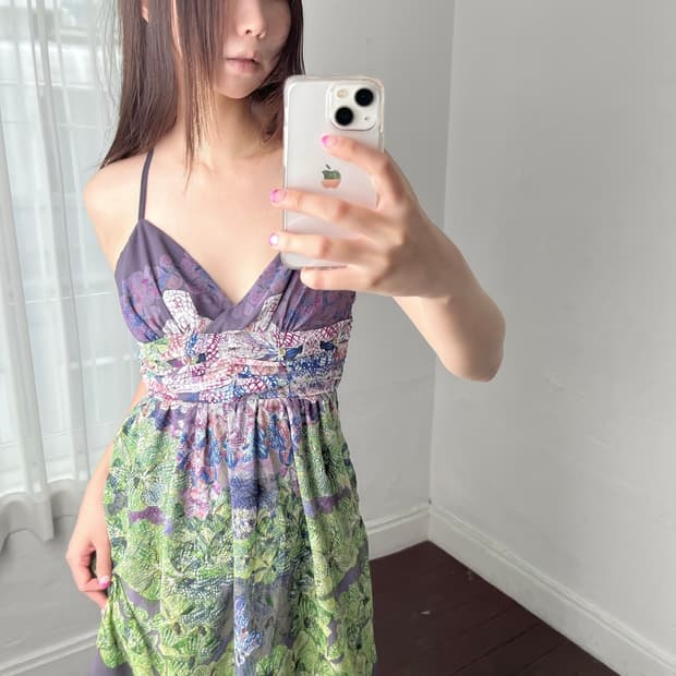 보헤미안 슬립 원피스