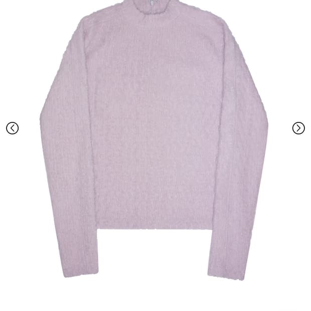 휘 스노우플레이크 탑 라일락