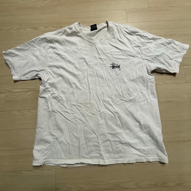 스투시 반팔 화이트