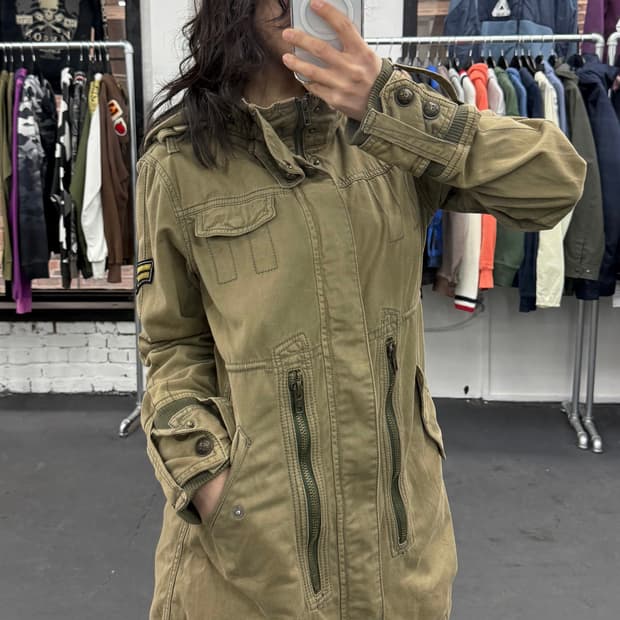 VTG Y2K 그런지 야상 자켓