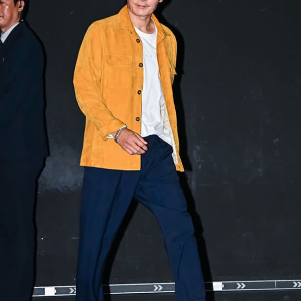 맨온더분 로로피아나 스타일 셔츠형 가죽자켓