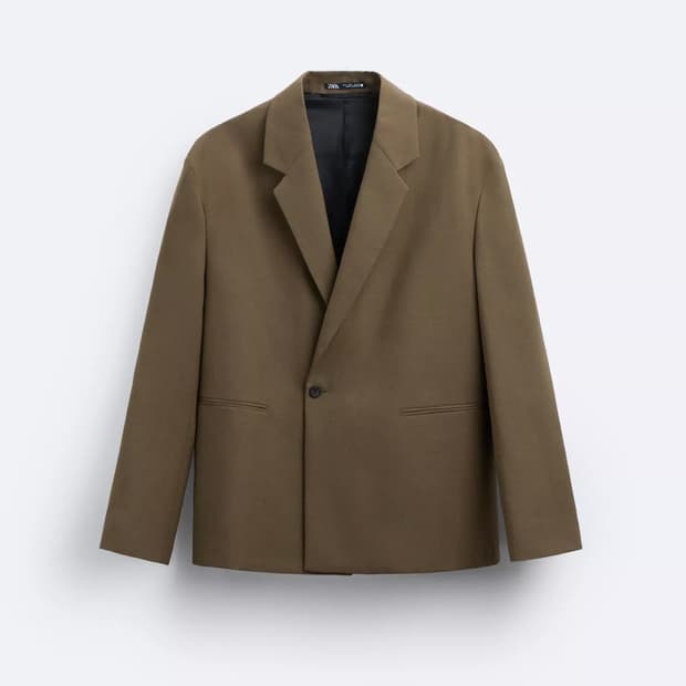 ZARA 더블 브레스티드 블레이저