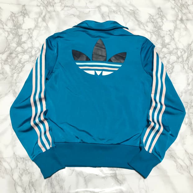 아디다스 파이어버드 빅로고 져지 상태굿 트랙탑