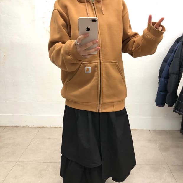 칼하트 레인디펜더 써멀 후드 집업