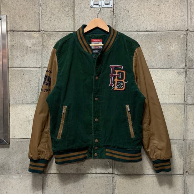 FUBU 후부 00s 코듀로이 바시티 자켓 XL