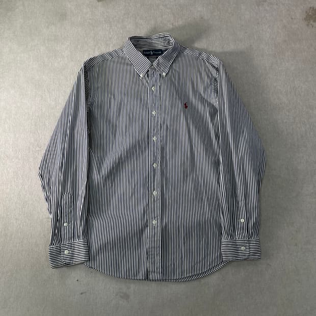 100 폴로랄프로렌 스트라이프 커스텀핏 셔츠