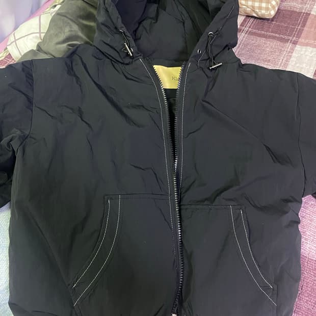 마뗑킴 크롭후디패딩