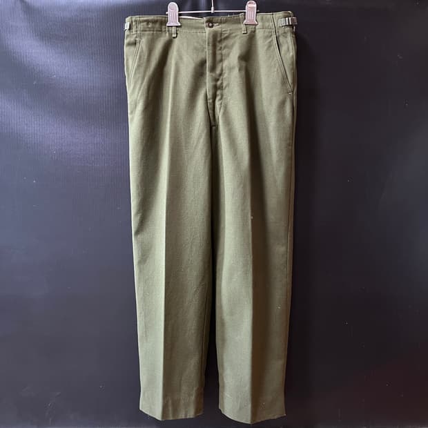  1951s U.S. Army 울 개버딘 트라우저 (M51 era, 서비
