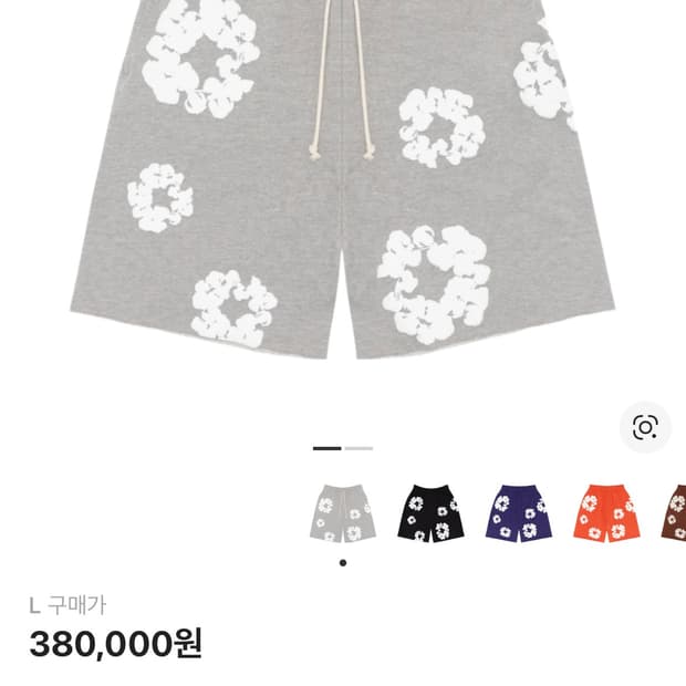 데님 티어스 더 코튼 리쓰 쇼츠 그레이