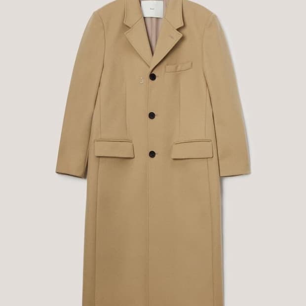 던스트 캐시미어 코트 베이비 카멜 M