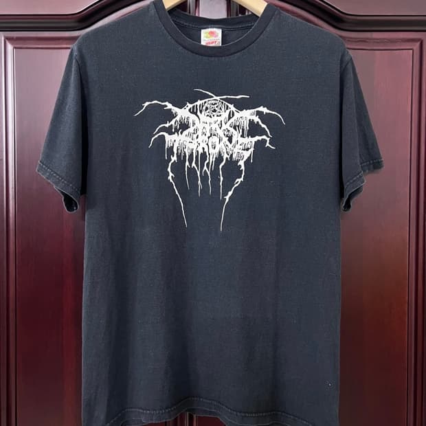 빈티지 00s Darkthrone 티셔츠