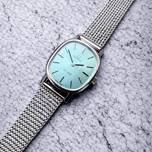 정품 오메가 드빌 엘립스 이청아 시계 신품 민트급