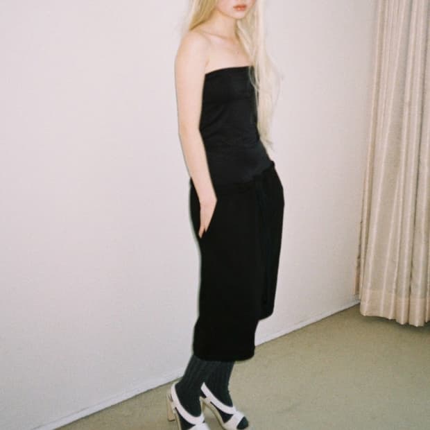 샵페어리 faerie jersey tube top jumpsuit 