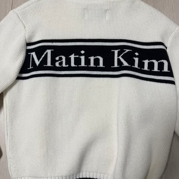 마땡킴 가디건 아이보리 S