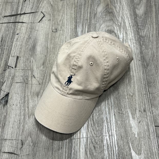 Polo Ralph Lauren 베이지 포니 볼캡