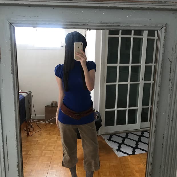 vintage corduroy button pants (29inch)