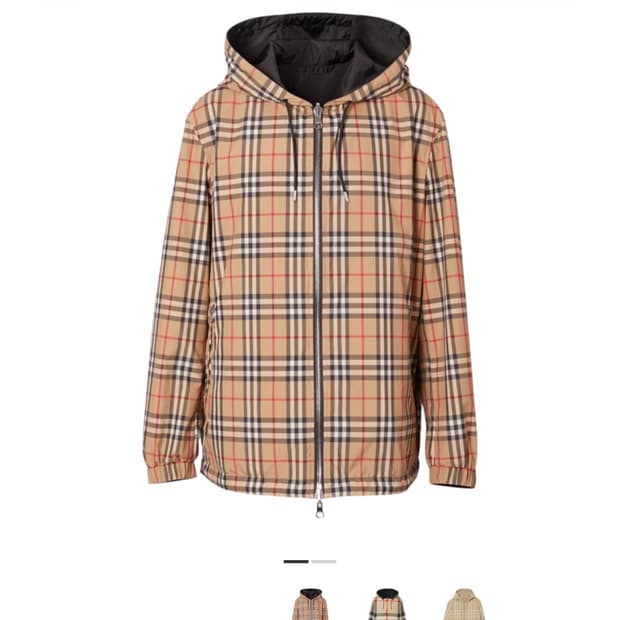 버버리 리버시블 자켓