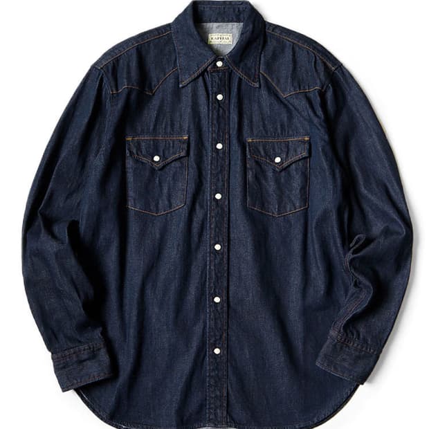 [3] 캐피탈 8oz 데님 허스키 웨스턴 셔츠