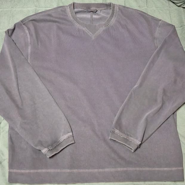 [105] 벨리에 더스트 롱 슬리브 티셔츠 다이드 차콜