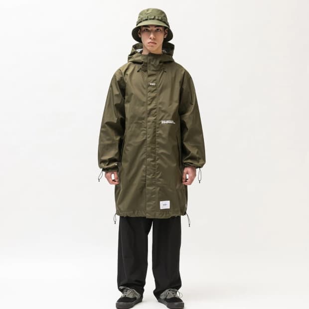 [L] 더블탭스 22SS 3레이어 나일론 롱 자켓