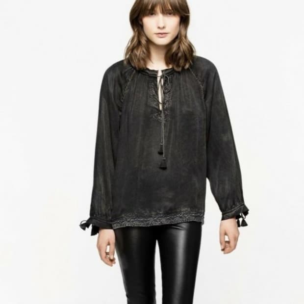 Zadig&voltaire  쟈딕앤볼테르 테레사 블라우스