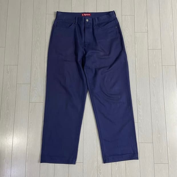 [32] 24SS 슈프림 배기진 네이비