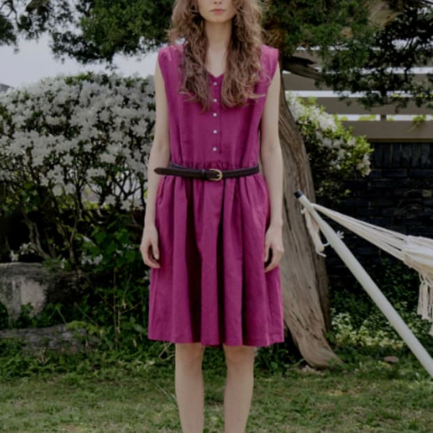 위드아웃썸머 원피스 Olive v-neck onepiece_plum