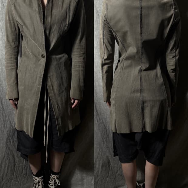 Isaac Sellam Calf Leather Long Jacket
