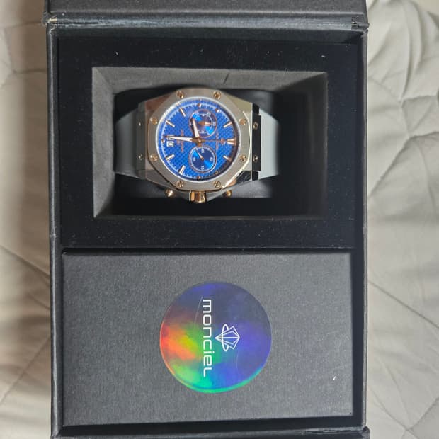 몽시엘 크로노그래프 시계