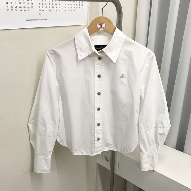 비비안웨스트우드 벌룬 슬리브 셔츠