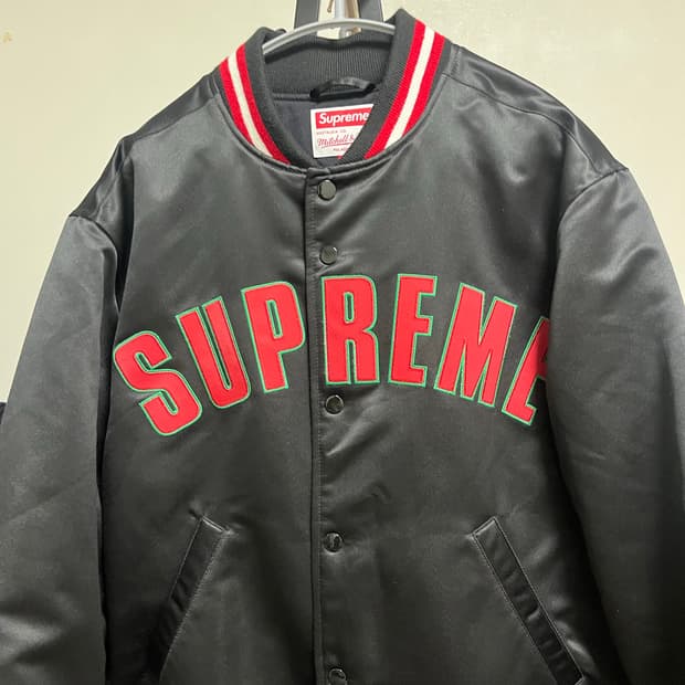 슈프림 미첼앤네스 바시티 자켓 